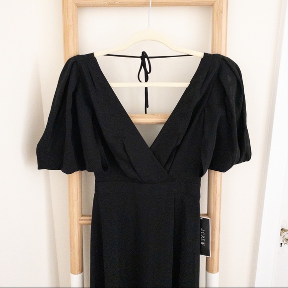 J. Crew Felicity Floor Length Black Gown Size 00 - Picture 2 of 7